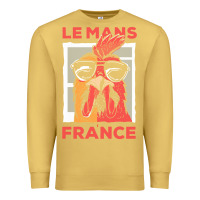 Antique Gold le mans t  shirt le mans france gallic rooster t  shirt Premium Sweatshirt - linhVisuals