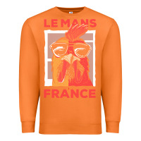 Carrot le mans t  shirt le mans france gallic rooster t  shirt Premium Sweatshirt - linhVisuals