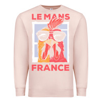 Pale Pink le mans t  shirt le mans france gallic rooster t  shirt Premium Sweatshirt - linhVisuals