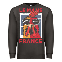 Smoke le mans t  shirt le mans france gallic rooster t  shirt Premium Sweatshirt - linhVisuals