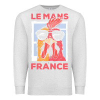 Oatmeal Heather le mans t  shirt le mans france gallic rooster t  shirt Premium Sweatshirt - linhVisuals