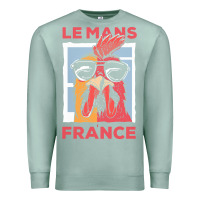 Seafoam le mans t  shirt le mans france gallic rooster t  shirt Premium Sweatshirt - linhVisuals