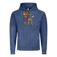 Vintage Denim Until all the pieces fit Vintage Hoodie - CowhideDigitalArt