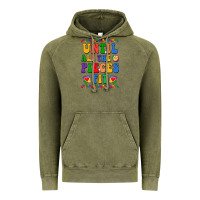 Vintage Olive Until all the pieces fit Vintage Hoodie - CowhideDigitalArt