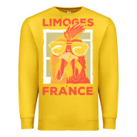 Lemon limoges t  shirt limoges france gallic rooster t  shirt Premium Sweatshirt - linhVisuals
