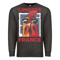Smoke limoges t  shirt limoges france gallic rooster t  shirt Premium Sweatshirt - linhVisuals