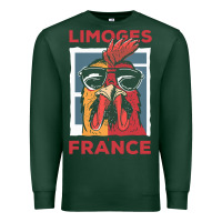 Sports Green limoges t  shirt limoges france gallic rooster t  shirt Premium Sweatshirt - linhVisuals