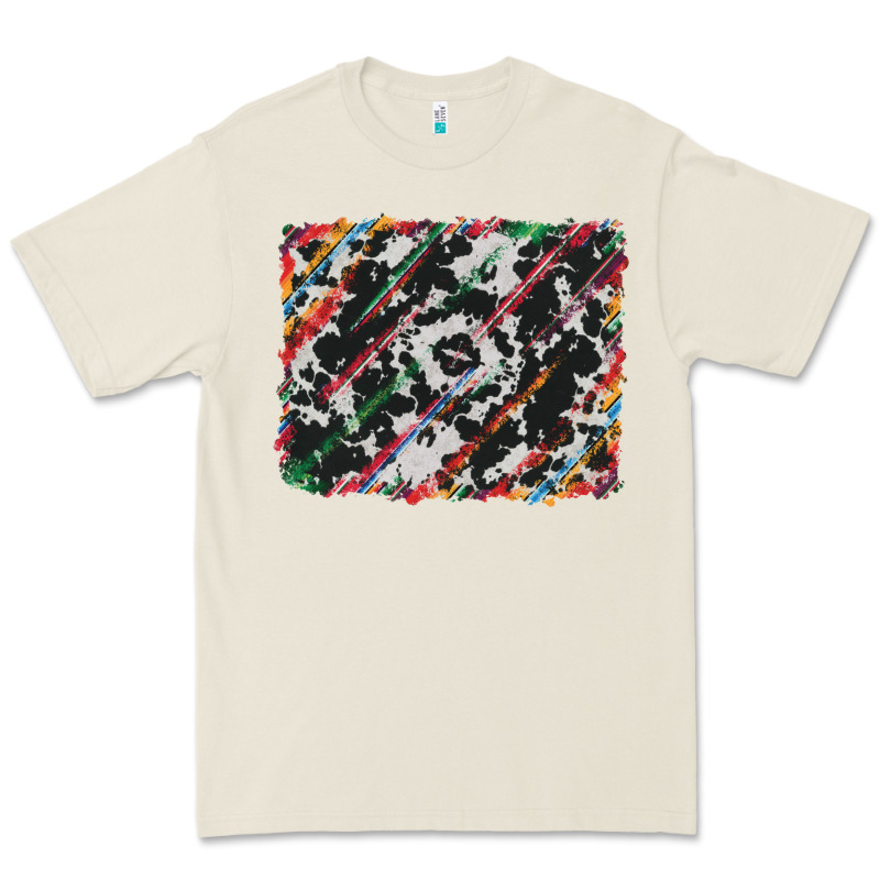 Cowhide And Serape Background Premium Tee by RanaPortraitStore | Teevron