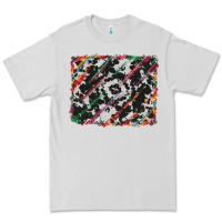 Dove Grey cowhide and serape background Premium Tee - RanaPortraitStore