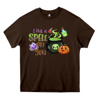 Chocolate Brown i put a spell on you Heavy Core Tee - CowGirlArtShop