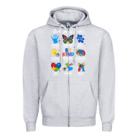 Heather Grey god says i am autism Zipper Hoodie - JahusDesignShop