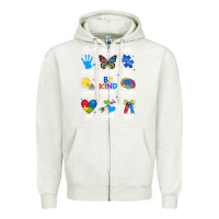 Oatmeal Heather god says i am autism Zipper Hoodie - JahusDesignShop