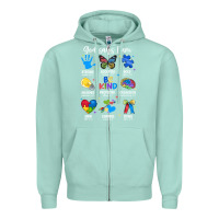 Seafoam god says i am autism Zipper Hoodie - JahusDesignShop