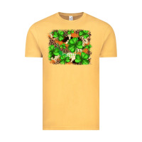 Vintage Mustard st.patricks plaid  green glitter cowhide  leopard Vintage Tee - FaDigitalArtStudio