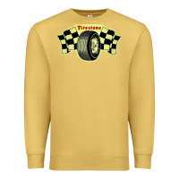 Antique Gold firestone one racing Premium Sweatshirt - linhVisuals