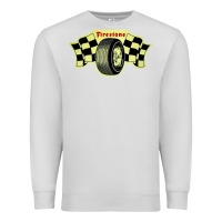Dove Grey firestone one racing Premium Sweatshirt - linhVisuals