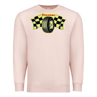 Pale Pink firestone one racing Premium Sweatshirt - linhVisuals