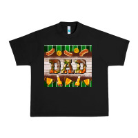Black Football Dad Tumbler Urban Heavy Tee - BundleAndBundleShop