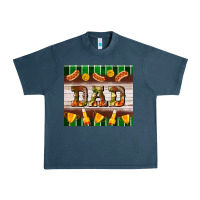 Midnight Navy Football Dad Tumbler Urban Heavy Tee - BundleAndBundleShop