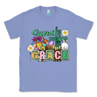 Colony Blue Saved by his grace Easter Classic Tee - CowGirlArtShop