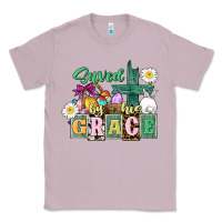Lilac Saved by his grace Easter Classic Tee - CowGirlArtShop