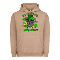 Pigment Burro st.patricks day my french bulldog is my lucky char Urban Hoodie - RanaPortraitStore