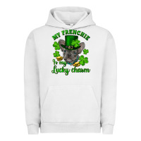 Pigment Lunar Rock st.patricks day my french bulldog is my lucky char Urban Hoodie - RanaPortraitStore