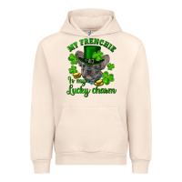 Sandshell st.patricks day my french bulldog is my lucky char Urban Hoodie - RanaPortraitStore