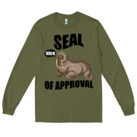 Army Green Seal nice Of Approval Long Sleeve Tee - Bettercallsaul