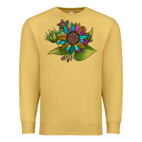Antique Gold western sunflower Premium Sweatshirt - JahusDesignShop