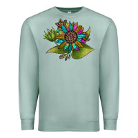 Seafoam western sunflower Premium Sweatshirt - JahusDesignShop