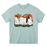 Arona ghost horses halloween Heavy Core Tee - CowGirlArtShop