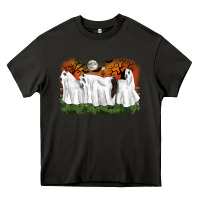 Asphalt ghost horses halloween Heavy Core Tee - CowGirlArtShop