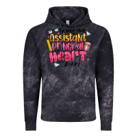 Cloud Black Being an Assistant Principal is Heart Work Vintage Hoodie - CowhideDigitalArt