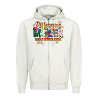 Oatmeal Heather difference maker paraprofessional Zipper Hoodie - JahusDesignShop