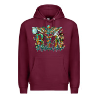 Burgundy registered nurse Premium Hoodie - RacoonDesign