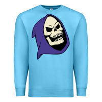 Ocean Blue SKELETOR Premium Sweatshirt - linhVisuals