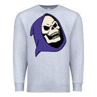 Heather Grey SKELETOR Premium Sweatshirt - linhVisuals
