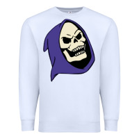 White SKELETOR Premium Sweatshirt - linhVisuals