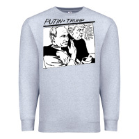 Heather Grey putin trump original goo parody Premium Sweatshirt - linhVisuals