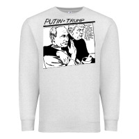 Oatmeal Heather putin trump original goo parody Premium Sweatshirt - linhVisuals