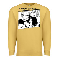 Antique Gold putin trump original goo parody Premium Sweatshirt - linhVisuals