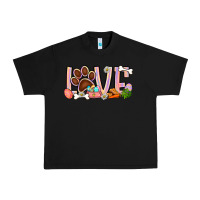 Black Easter love dog paw Urban Heavy Tee - BundleAndBundleShop