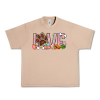 Burro Easter love dog paw Urban Heavy Tee - BundleAndBundleShop