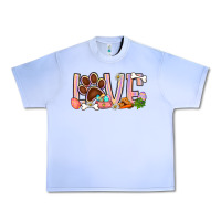 Grape Ice Easter love dog paw Urban Heavy Tee - BundleAndBundleShop