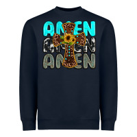 Navy amen Heavyweight Sweatshirt - JahusDesignShop