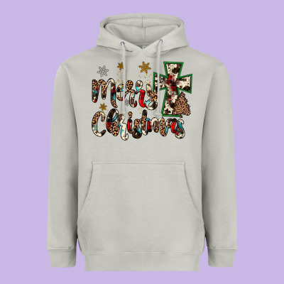 Merry Christmas Heavyweight Hoodie Designed By Jahusdesignshop