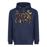 Navy merry christmas Heavyweight Hoodie - JahusDesignShop
