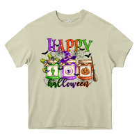 Mossy happy halloween jars Heavy Core Tee - CowGirlArtShop
