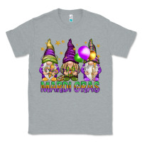 Heather Grey mardi gras with gnomies Classic Tee - HowdyJamesFarm